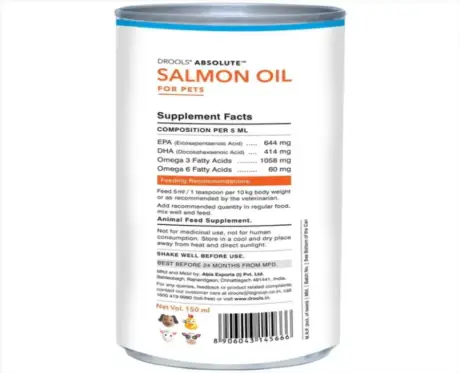 Buy Drools Absolute Salmon Oil syrup for dogs online PetMedicine.co