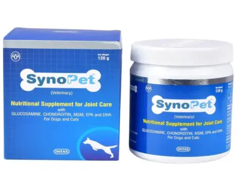 Buy Intas Synopet Powder 120gms for Dogs & Cats Online – PetMedicine.co