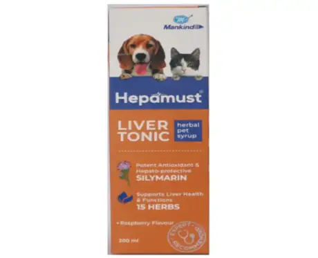 Mankind Hepamust liver tonic for dogs and cats 200ml – PetMedicine.co