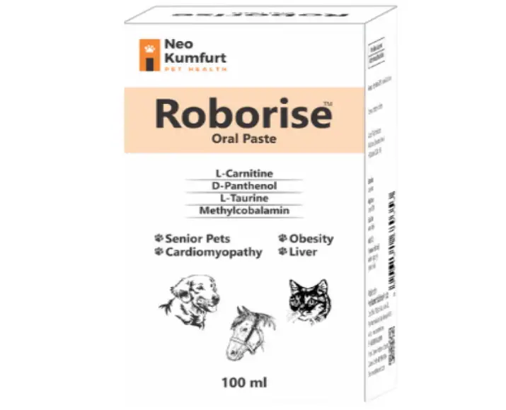 Buy Neo Kumfurt Roborise Plus oral paste 100ml for pets online PetMedicine.co
