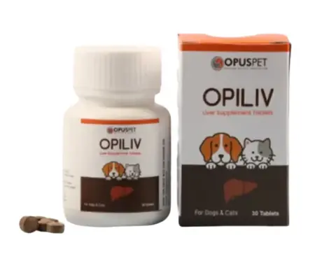 Opus Pet Opiliv tablets for liver health in dogs and cats – PetMedicine.co