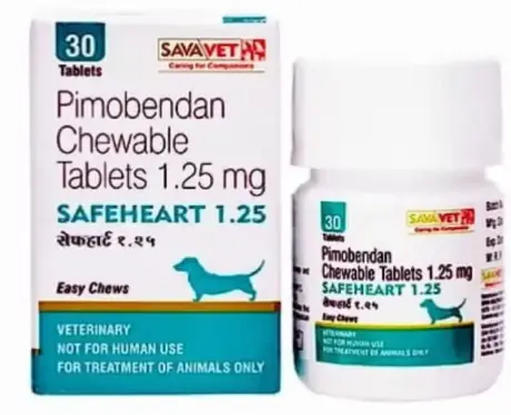 Buy Savavet Safeheart 1.25 MG Pimobendan tablets for canine heart care – PetMedicine.co