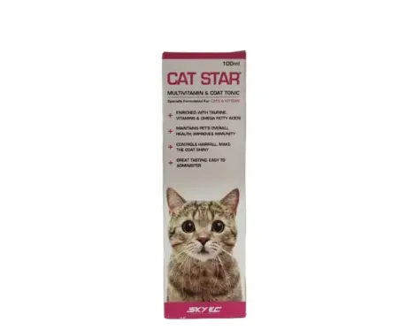 Skyec Cat Star Syrup Multivitamin for Cats supplement - PetMedicine.co