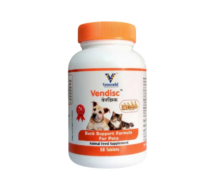 Venkys Vendisc joint support tablets for dogs and cats 50 pack PetMedicine.co