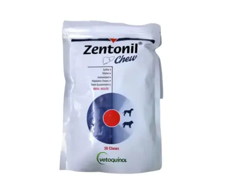 Vetoquinol Zentonil Chew for dogs and cats liver support supplement PetMedicine.co