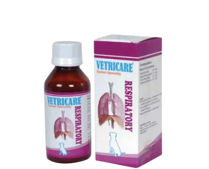 Vetricare Respiratory Syrup for Dogs and Cats 100ml at PetMedicine.co