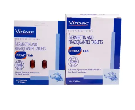 Virbac Ipraz Dewormer Tablets for Dogs Online - PetMedicine.co