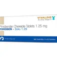 Buy Vivaldis Pimoben Solo 1.25 MG Pimobendan Tablets Online - PetMedicine.co