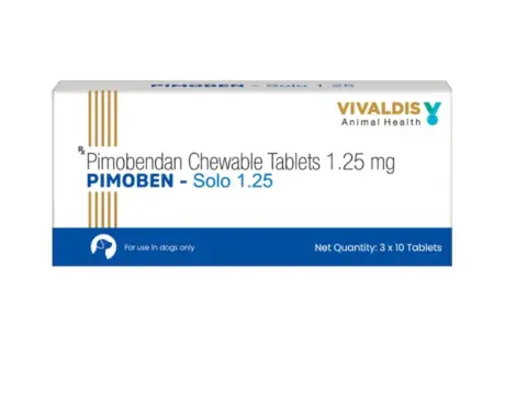 Vivaldis Pimoben Solo 1.25 MG Tablet for Dogs - PetMedicine.co