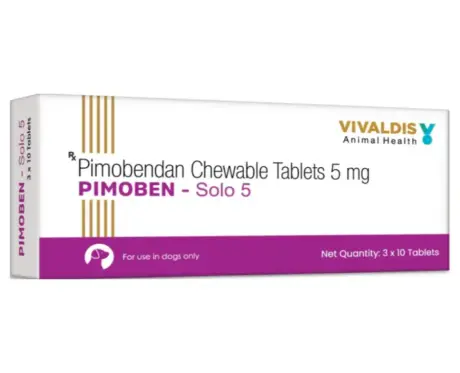 Buy Vivaldis Pimoben Solo 5 MG Dog Heart Care Medicine - PetMedicine.co
