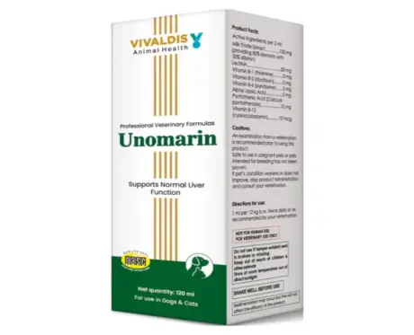Buy Vivaldis Unomarin syrup online for pet immunity PetMedicine.co