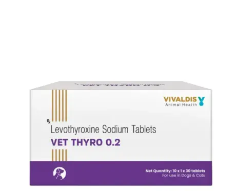 Vivaldis Vet Thyro 0.2 tablets for dogs and cats thyroid support PetMedicine.co