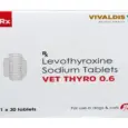 Buy Vivaldis Vet Thyro 0.6 Levothyroxine sodium tablets online PetMedicine.co