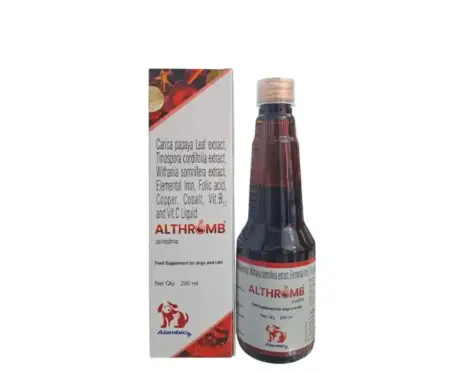 Alembic Althromb Syrup for Dogs and Cats 200ml - PetMedicine.co