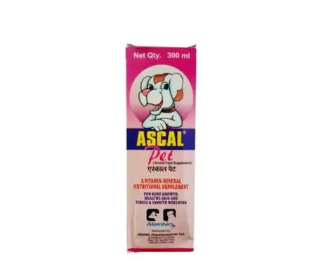 Alembic Ascal Calcium Syrup for Dogs and Cats 300ml - PetMedicine.co