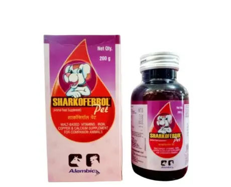Alembic Sharkoferrol Pet Syrup 200 GM for pets – PetMedicine.co