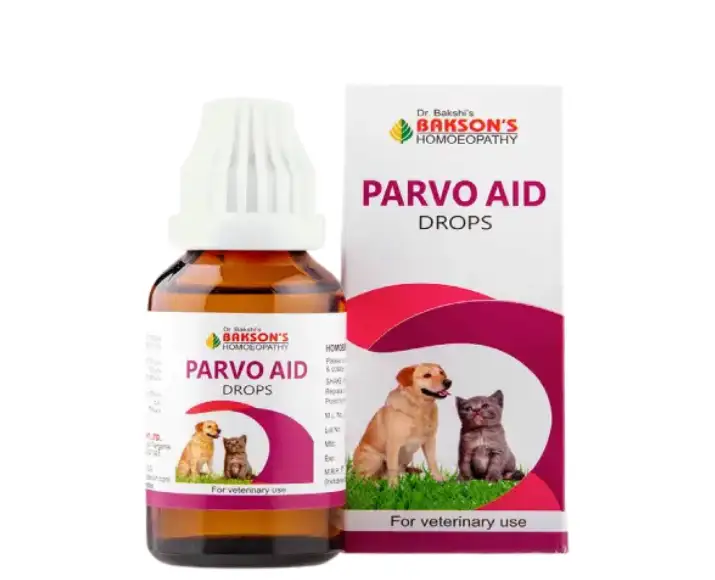 Bakson Veterinary Parvo Aid Drops 30ml for Dogs & Cats – PetMedicine.co