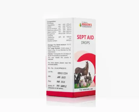 Shop Bakson Veterinary Sept Aid 30ml wound healing drops – PetMedicine.co