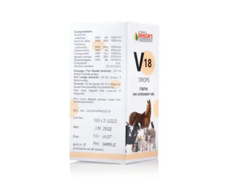 Buy Bakson Veterinary V18 Teeth Drops Online Dental Health Solution PetMedicine.co