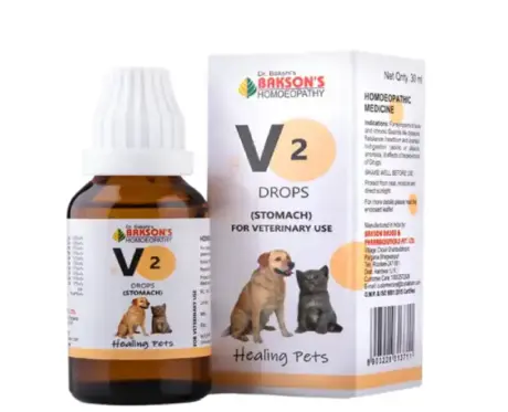 Bakson Veterinary V2 Stomach Drops for dogs and cats 30ml – PetMedicine.co