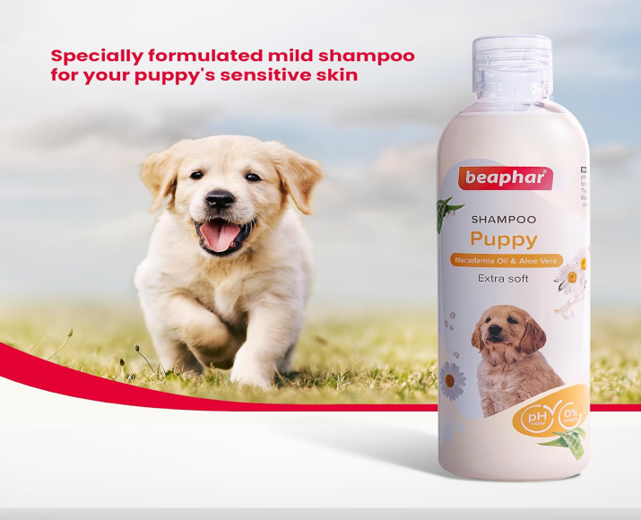 Beaphar Puppy Macadamia Oil Shampoo for All Breeds – PetMedicine.co