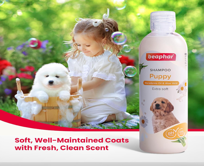 Beaphar Puppy Macadamia Oil Shampoo for All Breeds – PetMedicine.co