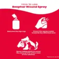 Beaphar Wound Solution Spray for Pets 125ml Povidone Iodine 10% - PetMedicine.co