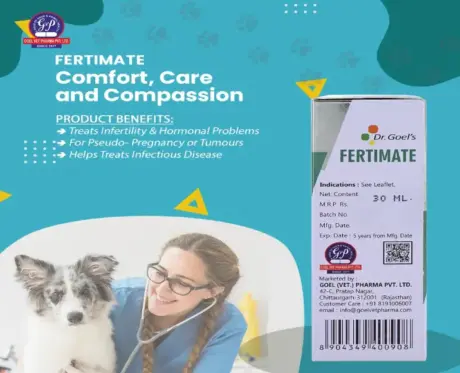 Dr Goel’s FERTIMATE Homeopathic Remedy for Dogs & Cats – PetMedicine.co