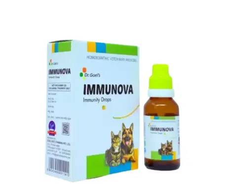 IMMUNOVA for Pets 30ml Immunity Booster by Dr Goel’s – PetMedicine.co