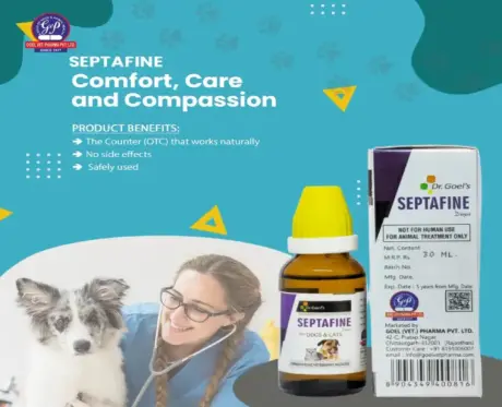 Buy Dr Goel’s SEPTAFINE Drops for Pets 30ml – PetMedicine.co