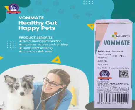 Buy VOMMATE Homeopathic Remedy for Pet Vomiting 30ml – PetMedicine.co