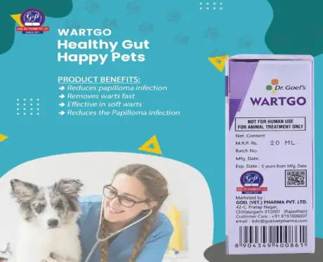 Buy Dr Goel’s WARTGO Homoeopathic Drops for Pets 20ml | PetMedicine.co