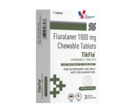 Drools TikFle Fluralaner 1000 MG Tick & Flea Tablet for Dogs 20–40 KG | PetMedicine.co