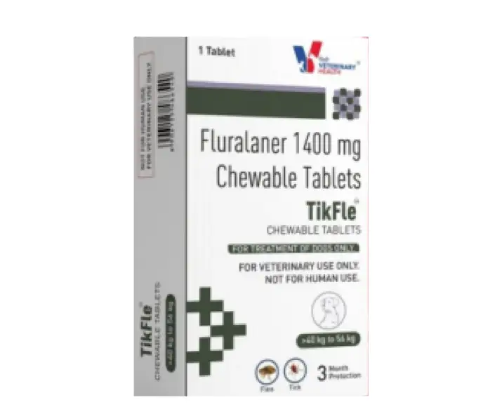 Drools TikFle Fluralaner 1400 MG Tick & Flea Tablet for Dogs 40–56kg PetMedicine.co
