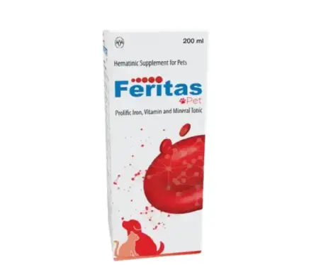 Intas Feritas Pet Hematinic Supplement for Dogs and Cats 200ml – PetMedicine.co