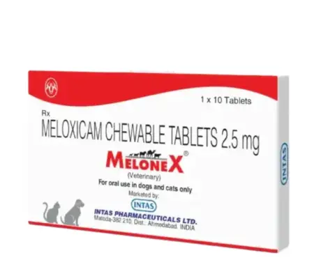 Intas Melonex 2.5 MG Tablet for Dogs and Cats Pain Relief | PetMedicine.co