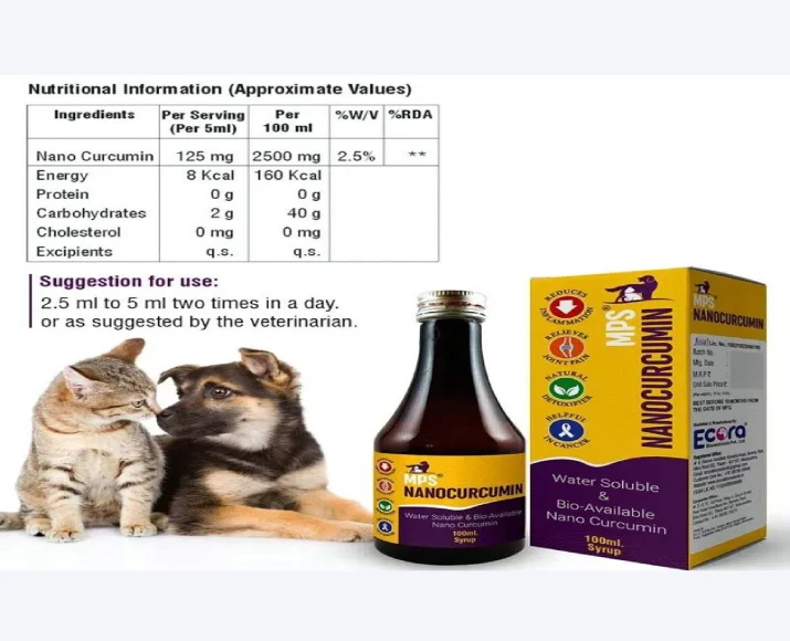 Buy MPS Nanocurcumin Syrup for Dogs and Cats Online | PetMedicine.co