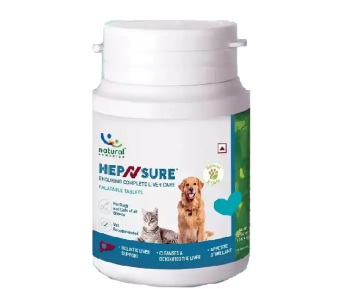 Natural Remedies HepNSure for Dogs & Cats – Liver Support Tablets | PetMedicine.co