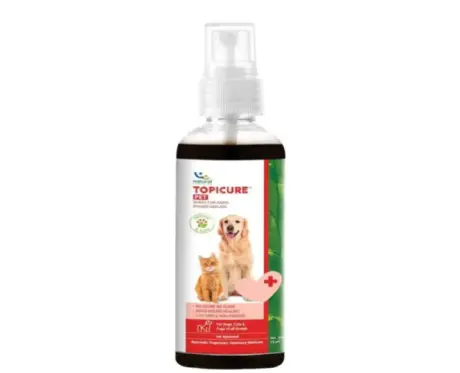 Natural Remedies Topicure Pet Wound Healing Spray for Dogs and Cats | PetMedicine.co