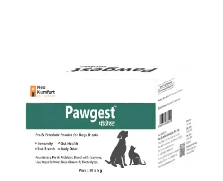 Neo Kumfurt Pawgest Powder for Dogs and Cats 30 Sachets PetMedicine.co