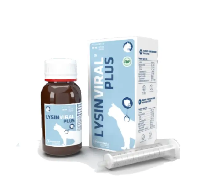 Pharmadiet Lysinviral Plus for Cats 50ml supplement at PetMedicine.co
