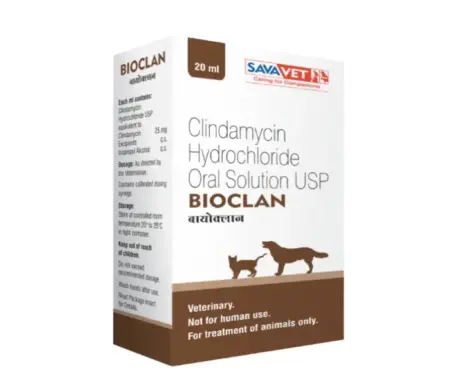 Savavet Bioclan Oral Clindamycin Solution for Dogs & Cats 20ml – PetMedicine.co