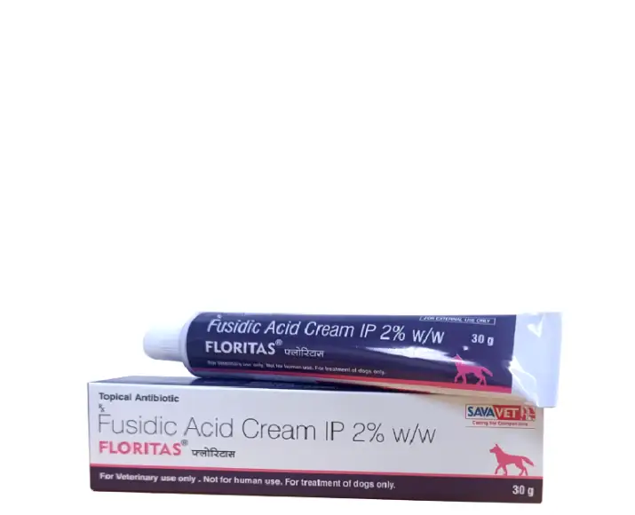 Savavet Floritas Fucidic Acid Cream for Dogs 30gm – PetMedicine.co
