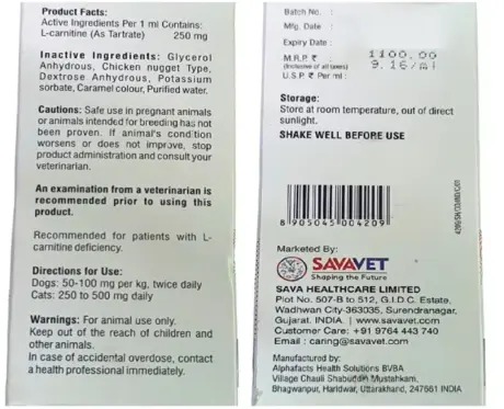 Buy Savavet Invicarn Oral Drops Online for Pets – PetMedicine.co