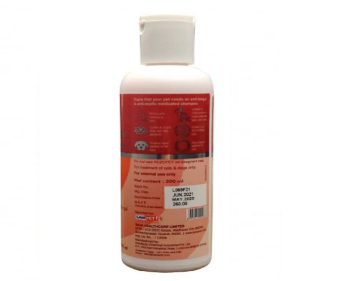 Buy Savavet Kezopet Antifungal Pet Shampoo Online – PetMedicine.co