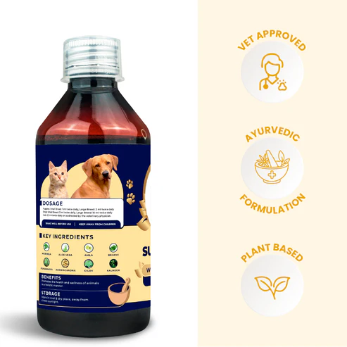 Supertonic Syrup 200ml immunity booster for pets PetMedicine.co