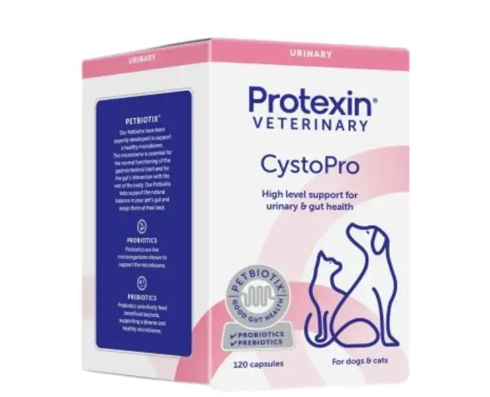 Protexin Cystopro bladder health supplement for pets 30 capsules PetMedicine.co