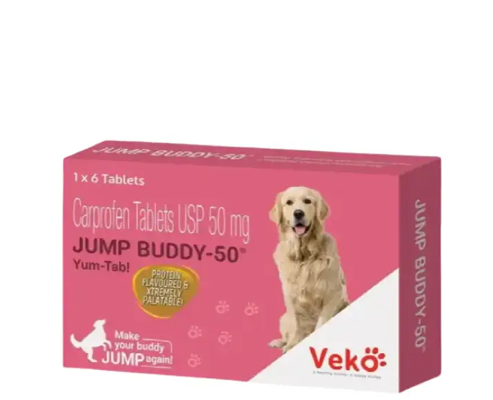 Veko Jump Buddy 50 MG Tablet for Dogs Pain Relief PetMedicine.co