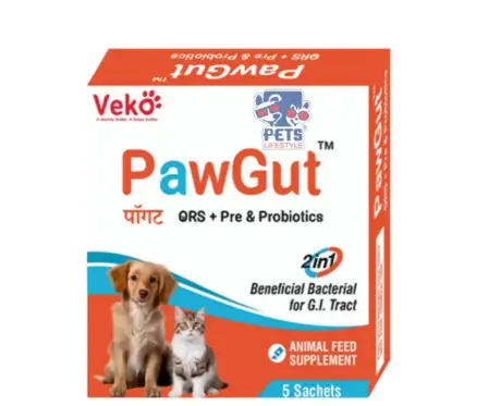 Veko PawGut ORS Pre & Probiotics Sachets for Dogs and Cats – PetMedicine.co
