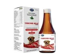 Venkys Thromb Beat Syrup 100ml for Pets - PetMedicine.co